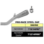 Arrow Nichrom Pro-Race Silencer With Welded Link Pipe Aprilia Rsv4 Rf 17-24 71214pri