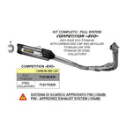 71217CKR Arrow INDY RACE EVO Competition for Yamaha YZF-R6 17-25 Full System Exhaust STEEL COLLECTOR