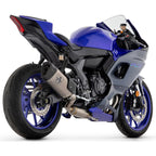 71231PTZ Arrow Exhaust Competition Full Exhaust, Titanium with Stainless for Yamaha YZF-R7 21-25