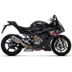 71006PTN Arrow RACING Pista Slip-on Exhaust, Titanium Dark for BMW M/S1000RR 20-25