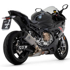 71006PTN Arrow RACING Pista Slip-on Exhaust, Titanium Dark for BMW M/S1000RR 20-25