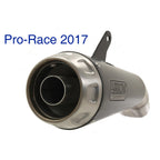 71776prn Arrow GSR 750 11-16/GSX-S 750 17-25 Homologated Pro Race Nichrom Dark Silencer With Link Pipe For Original And Arrow Collectors