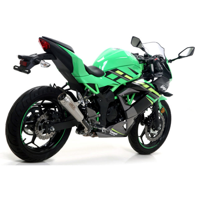 Arrow Kawasaki Ninja 125 2019-2020 Homologated Pro-Race Nichrom Silencer With Welded Link Pipe 71897pri