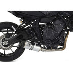 Arrow Homologated Aluminum Silencer With Carbon Endcap Yamaha Mt-07 21-24 71930ak