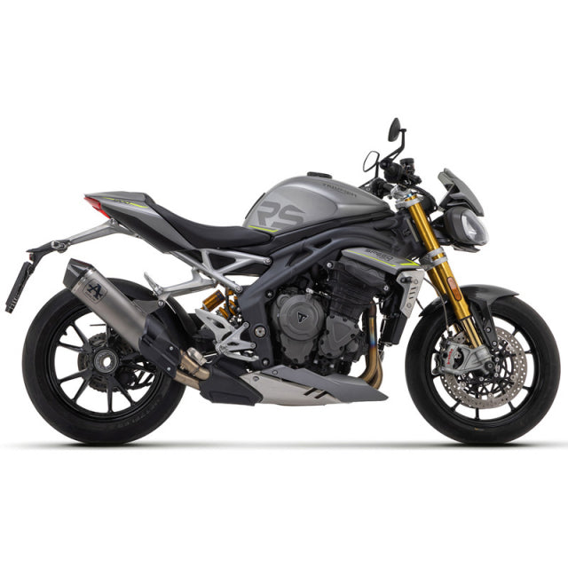 71955PK Arrow Exhaust Race-Tech Slip-on Exhaust, Titanium for Triumph Speed Triple 1200 RS 21-24