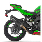 71963AKN Arrow Indy Race Evo Slip-on Exhaust, Aluminum Dark for Kawasaki ZX-4R 24-25