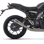 Arrow Exhaust Pro-Race Slip-On Exhaust, Nichrome For Triumph Scrambler 400/Speed 400 24- 25 71974pri