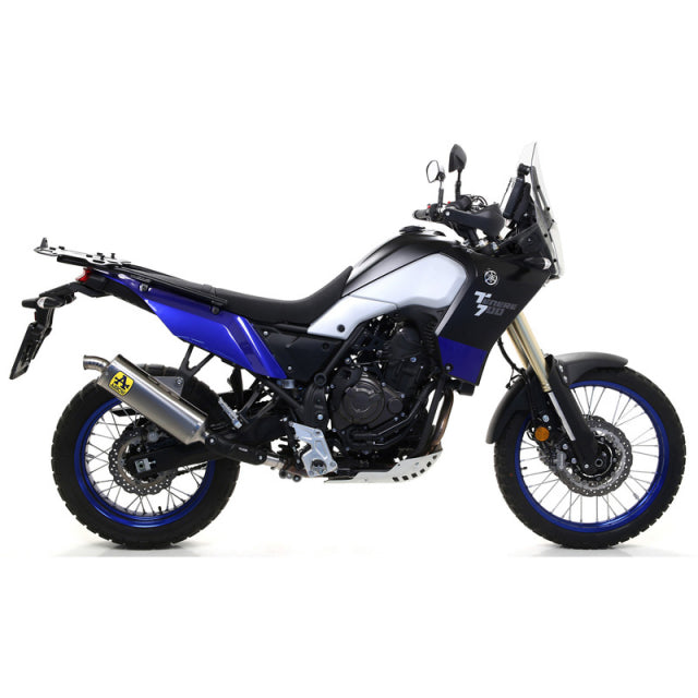 Arrow Yamaha Tenere 700 2019-2024 Homologated Indy Race Titanium Exhaust With Welded Linkpipe 72628po