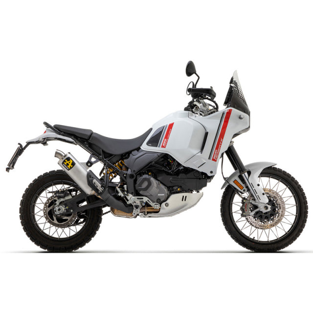 IN STOCK OPEN BOX Arrow Indy Race Slip-on Exhaust, Aluminum for Ducati DesertX 950 2022-2024 72638AO