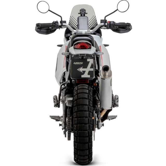 IN STOCK OPEN BOX Arrow Indy Race Slip-on Exhaust, Aluminum for Ducati DesertX 950 2022-2024 72638AO