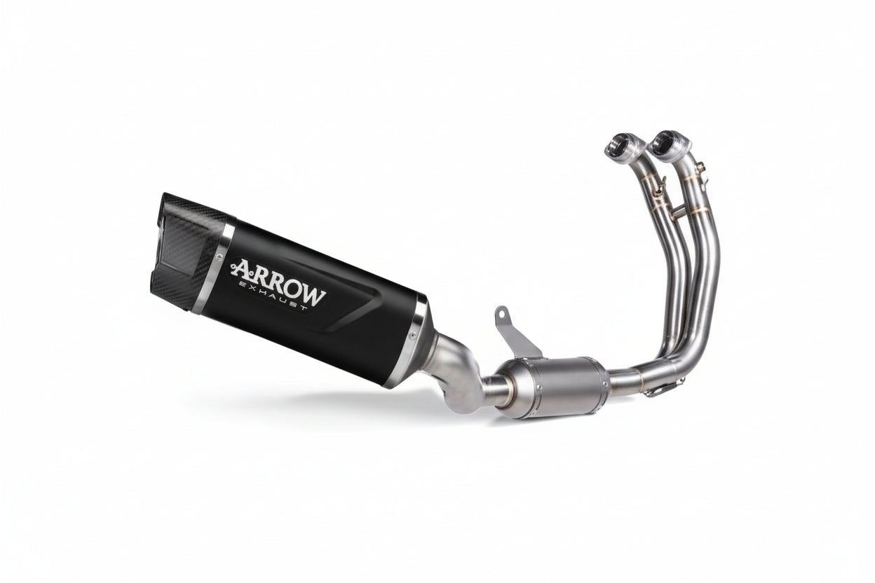 Arrow Aprilia Rs660 E5+ 2025 Full System With Indy-Race Evo Aluminium Dark Exhaust 77008akn