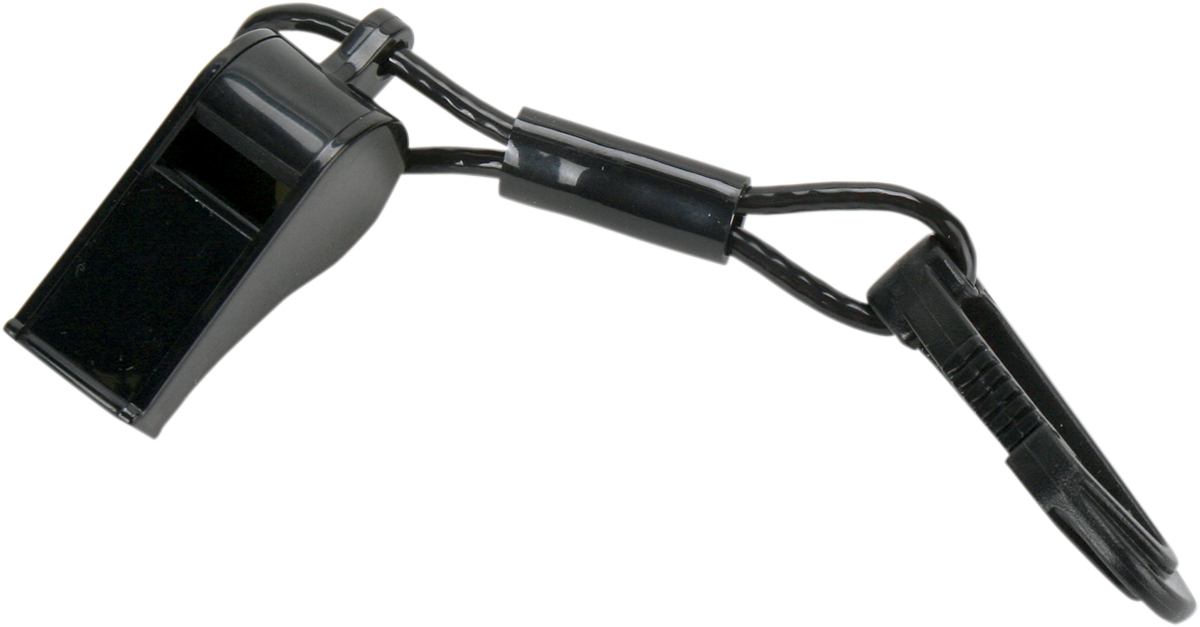 ATLANTIS Whistle with Clip - Black A2700-C