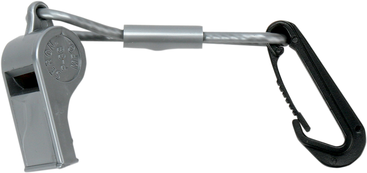 ATLANTIS Whistle with Clip - Grey A2709-C