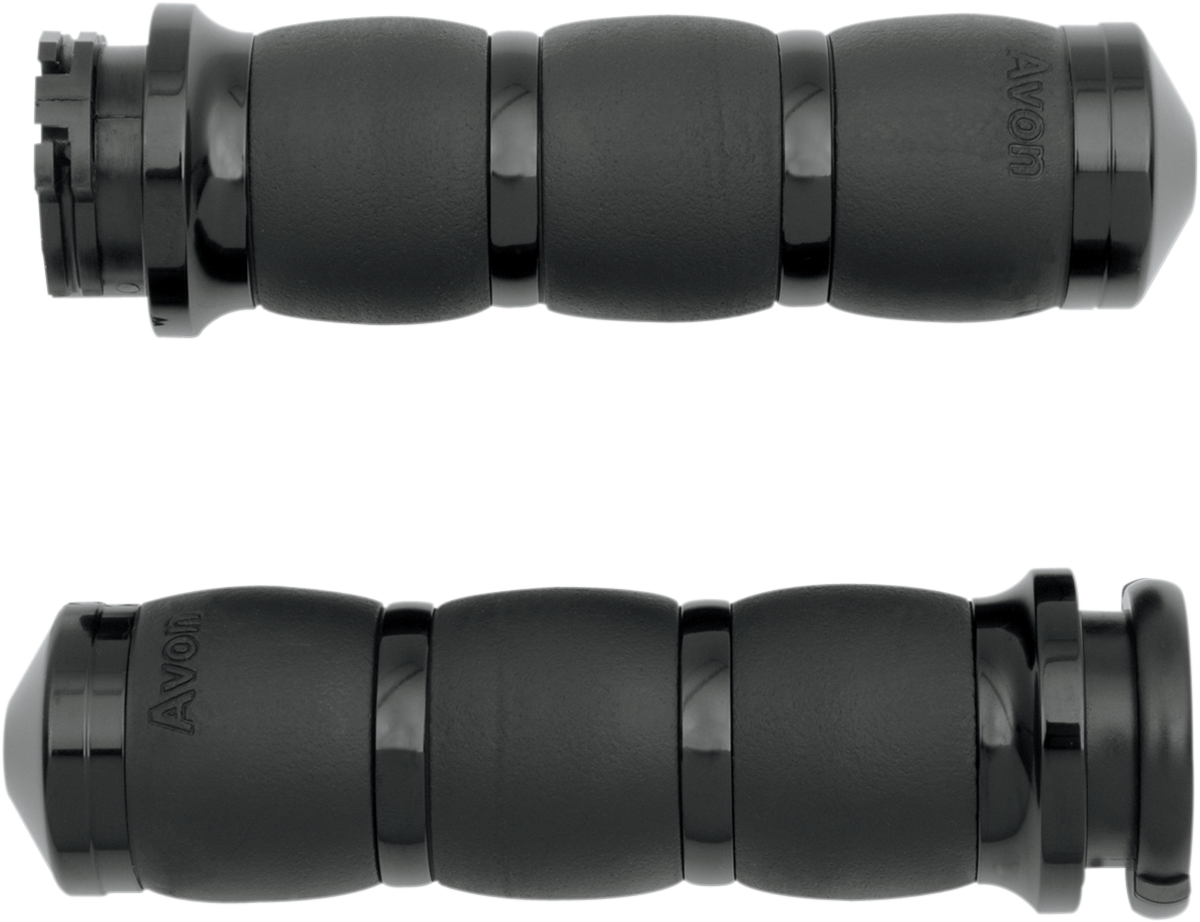AVON GRIPS 3-Ring Velvet Air Grips - Black 0630-1218