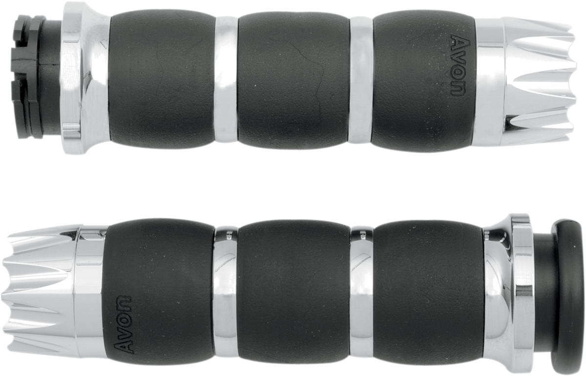 AVON GRIPS Excalibur Velvet Air Grips - Chrome 0630-1194