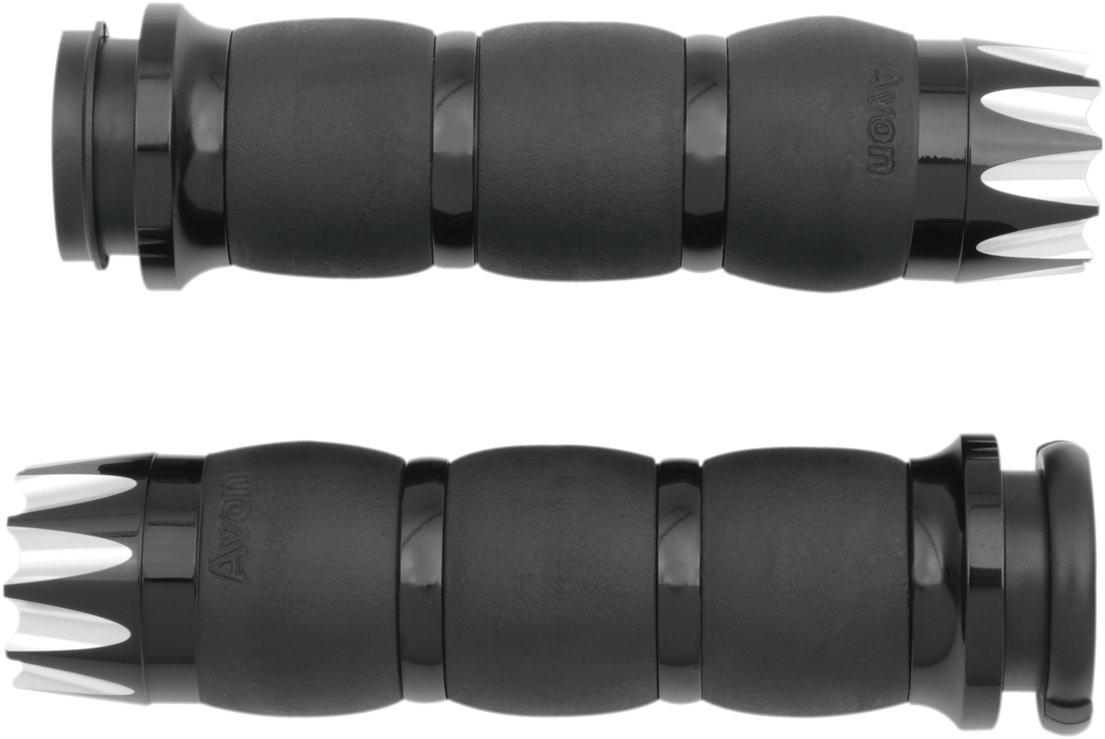 AVON GRIPS Excalibur Velvet Air Grips - TBW / Black 0630-1197