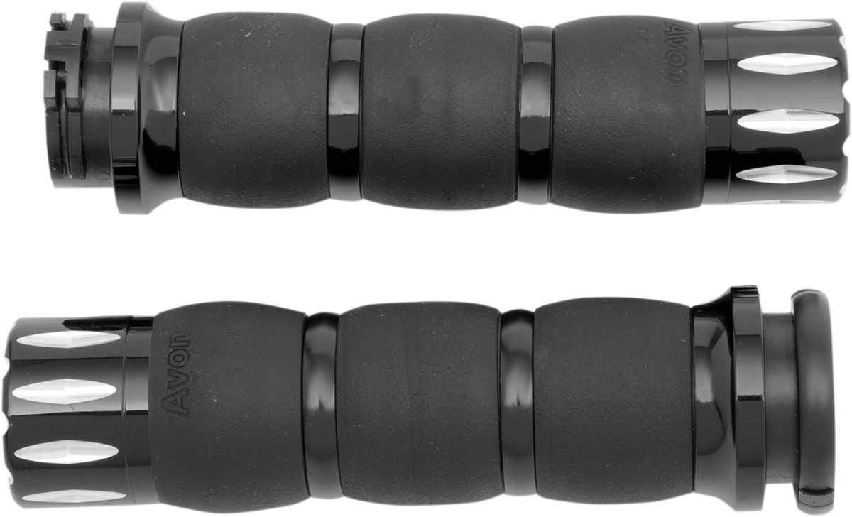 AVON GRIPS Rival Velvet Air Grips - Black 0630-1204