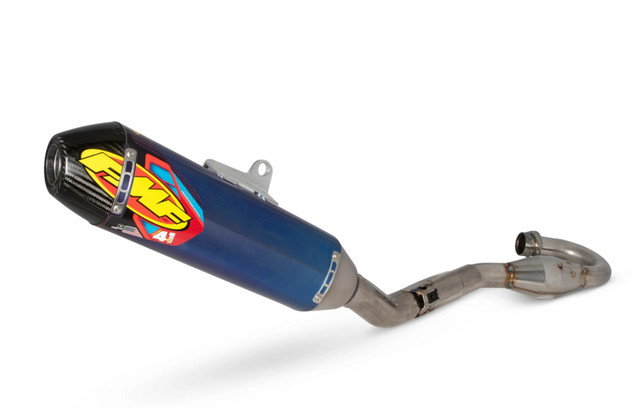 FMF Racing Kawasaki KX450F / KX450X 2024-2026 Factory 4.1 RCT Titanium Anodized Full System w/ Carbon End Cap 042406