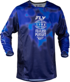 FLY Racing Kinetic Blur Jersey (2027) - Blue / Navy - front