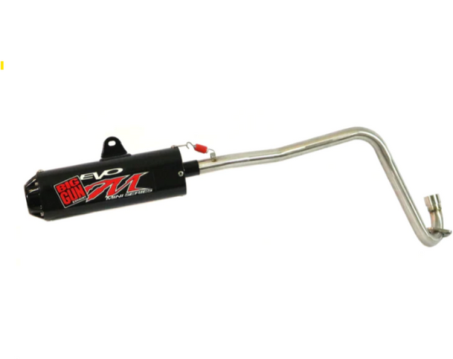 10-20503-BK Big Gun 04-08 Yamaha Raptor 50 Evo M Series Black Out Full System Exhaust