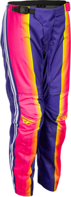 FLY Racing Youth F-16 Raze Pants (2027) - Purple / Red / Yellow - View 24