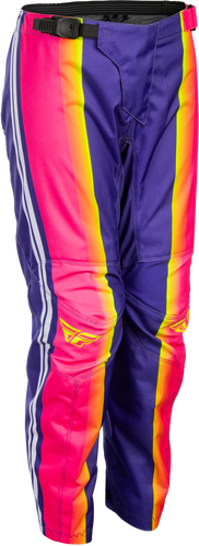 FLY Racing Youth F-16 Raze Pants (2027) - Purple / Red / Yellow - View 24