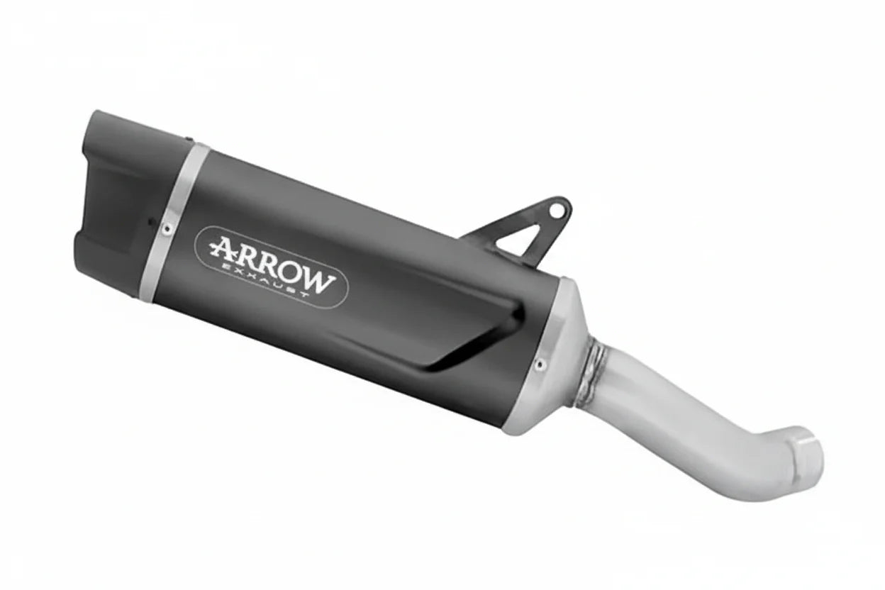 Arrow 71986akn Indy Race Evo Exhaust, Aluminum Dark For Z900 Kawasaki 2025 71986akn