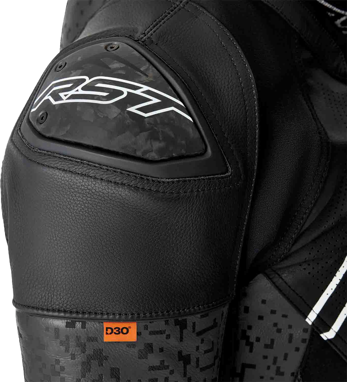RST Pro Series Supersport-K CE Men's Leather Jacket - Black - View 10