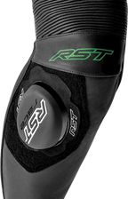 RST S1 D3O Leather Suit - Black / Grey / Fluorescent Green - View 6