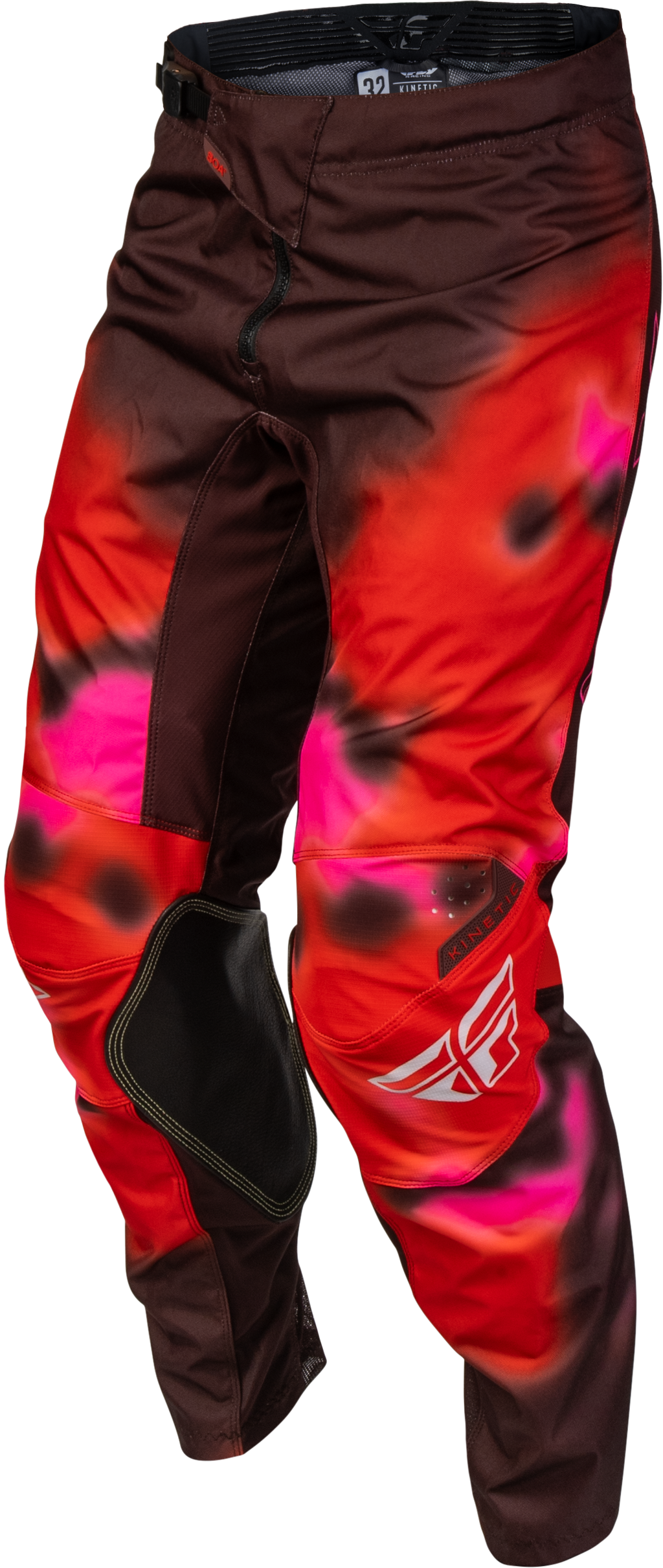 FLY Racing Kinetic Blur Pants (2027) - Red / Maroon - View 15