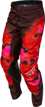 FLY Racing Kinetic Blur Pants (2027) - Red / Maroon - View 15
