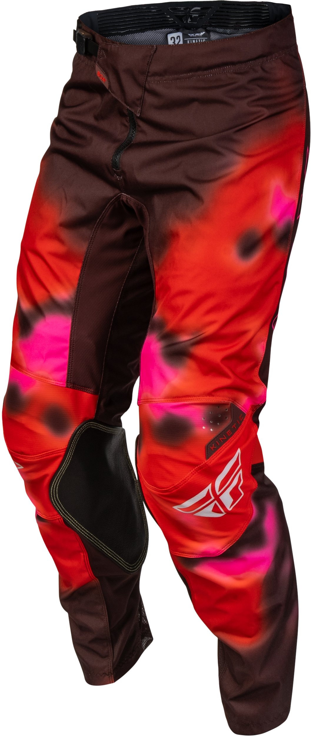 FLY Racing Kinetic Blur Pants (2027) - Red / Maroon - View 15