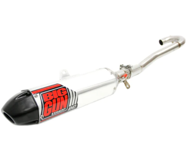 13-45503 Big Gun 07-14 Kawasaki KFX 450R EXO Aluminum Full System Exhaust