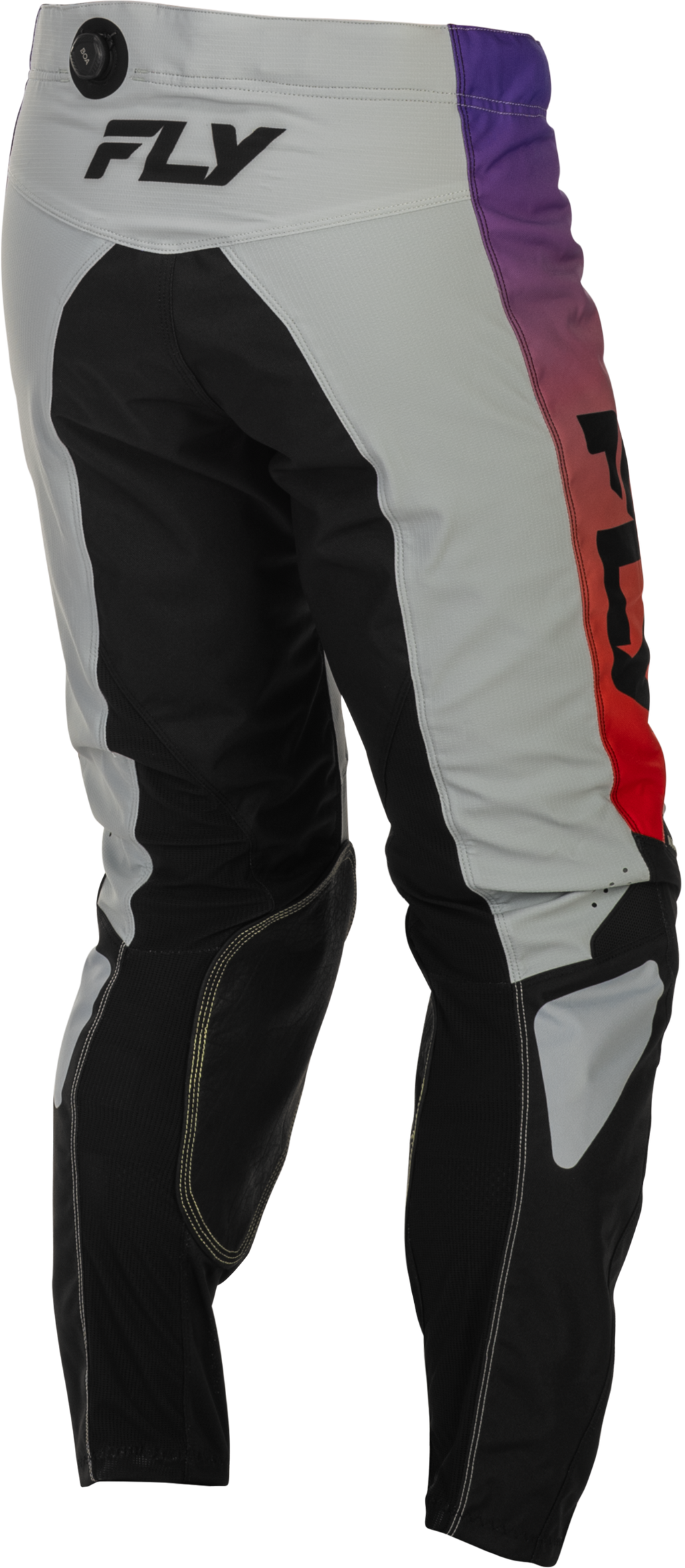 FLY Racing Kinetic Pants (2026) - Grey / Red / Purple / Black - View 11