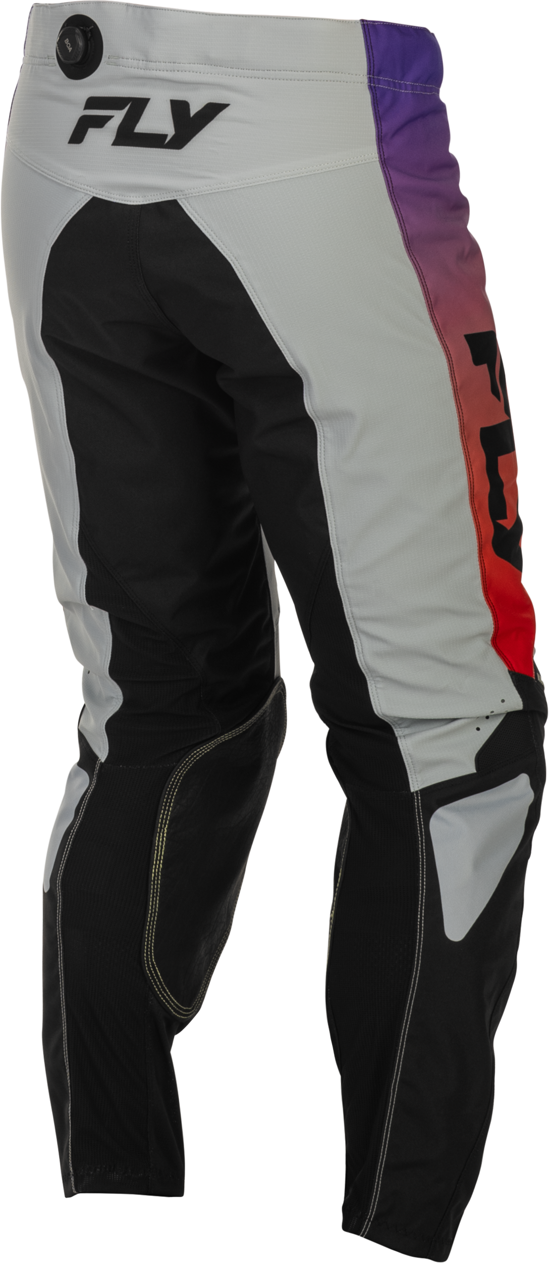 FLY Racing Kinetic Pants (2026) - Grey / Red / Purple / Black - View 11