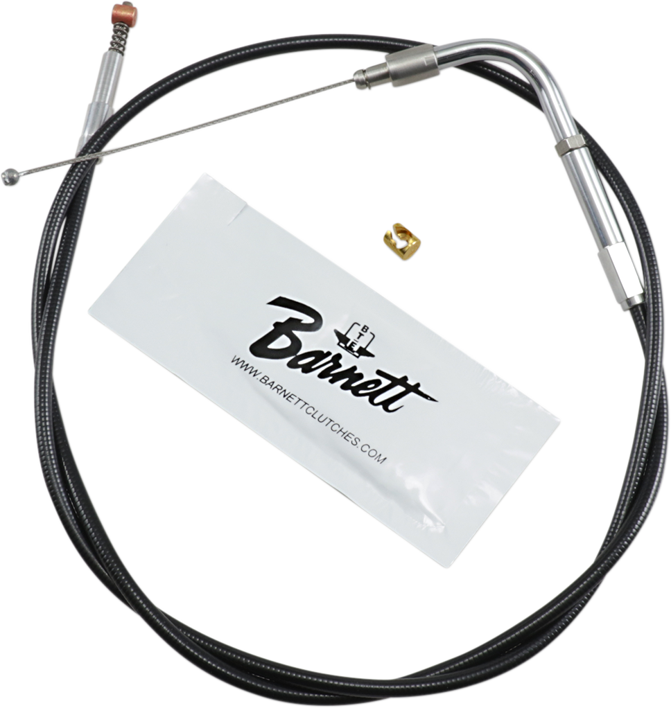 BARNETT Black Vinyl Idle Cable - +3" Size / 34" Length DS-223594