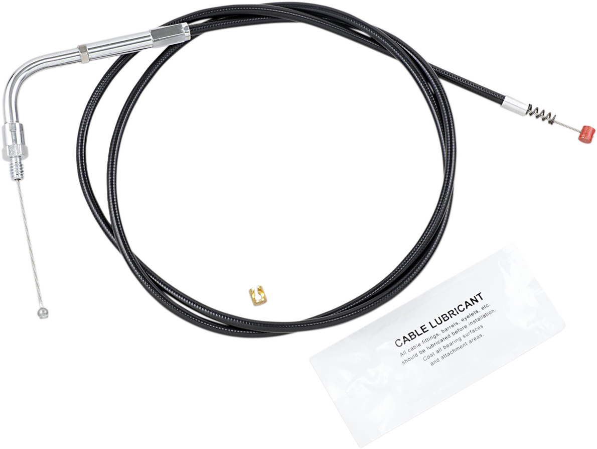 BARNETT Black Vinyl Idle Cable - +6" Size / 41" Length DS-223922