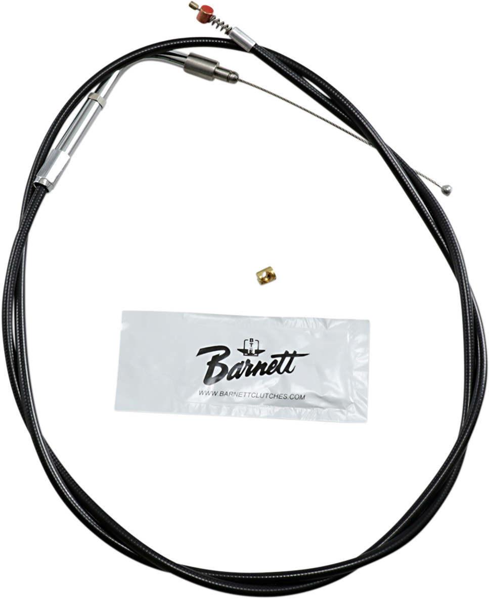 BARNETT Black Vinyl Idle Cable - +6" Size / 45" Length DS-223543