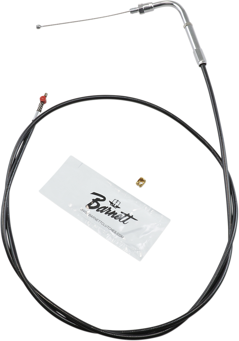 BARNETT Black Vinyl Idle Cable - +6" Size / 48" Length DS-223910