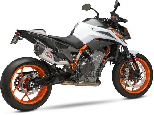 Yoshimura 890 Duke R 20-21 / 790 Duke 19-20 AT2 Stainless Slip-On Exhaust, w/ Stainless Muffler