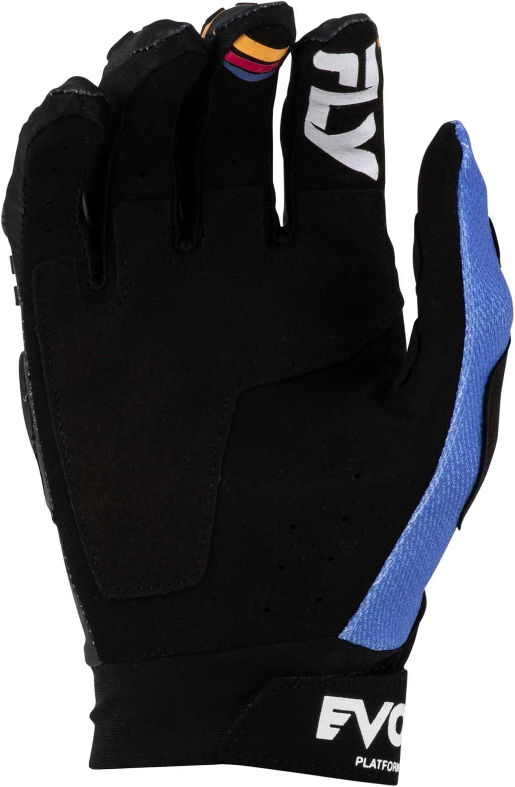 FLY Racing Evolution DST Bolt Gloves (2027) - Black / Blue / Multi - View 2
