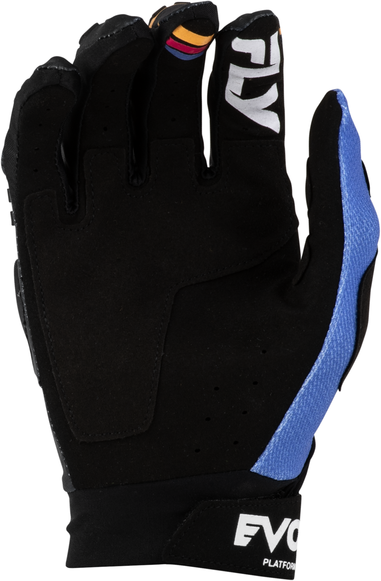 FLY Racing Evolution DST Bolt Gloves (2027) - Black / Blue / Multi - View 2