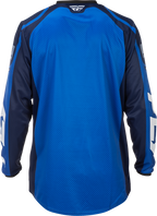 FLY Racing F-16 Jersey (2026) - Blue / Dark Blue / White - View 12
