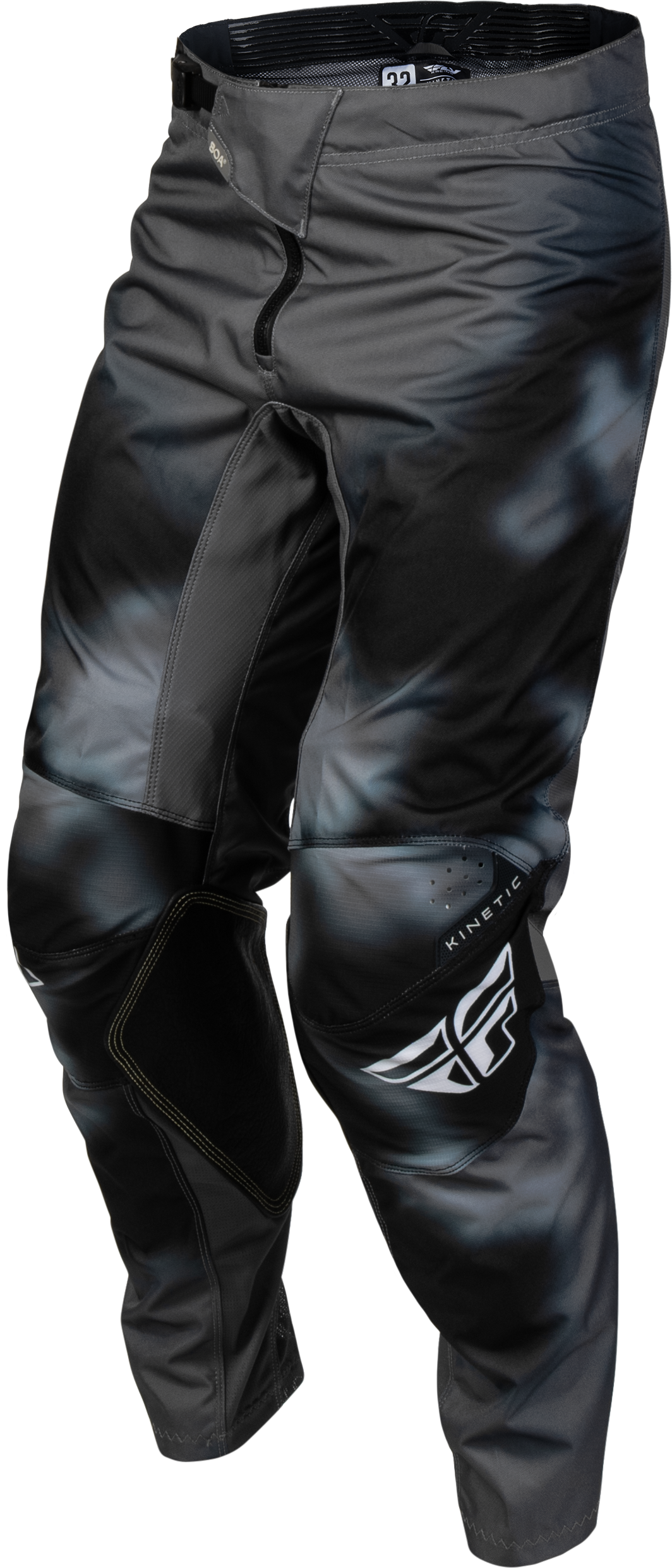 FLY Racing Kinetic Blur Pants (2027) - Black / Grey - View 13