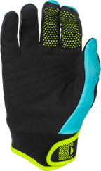 FLY Racing F-16 Gloves (2026) - Aqua / Black / White - View 4
