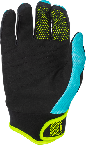 FLY Racing F-16 Gloves (2026) - Aqua / Black / White - View 4
