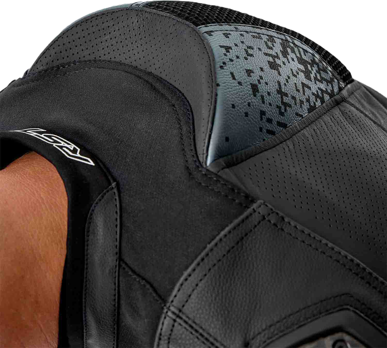 RST Pro Series Supersport-K CE Men's Leather Jacket - Grey / Black - View 20