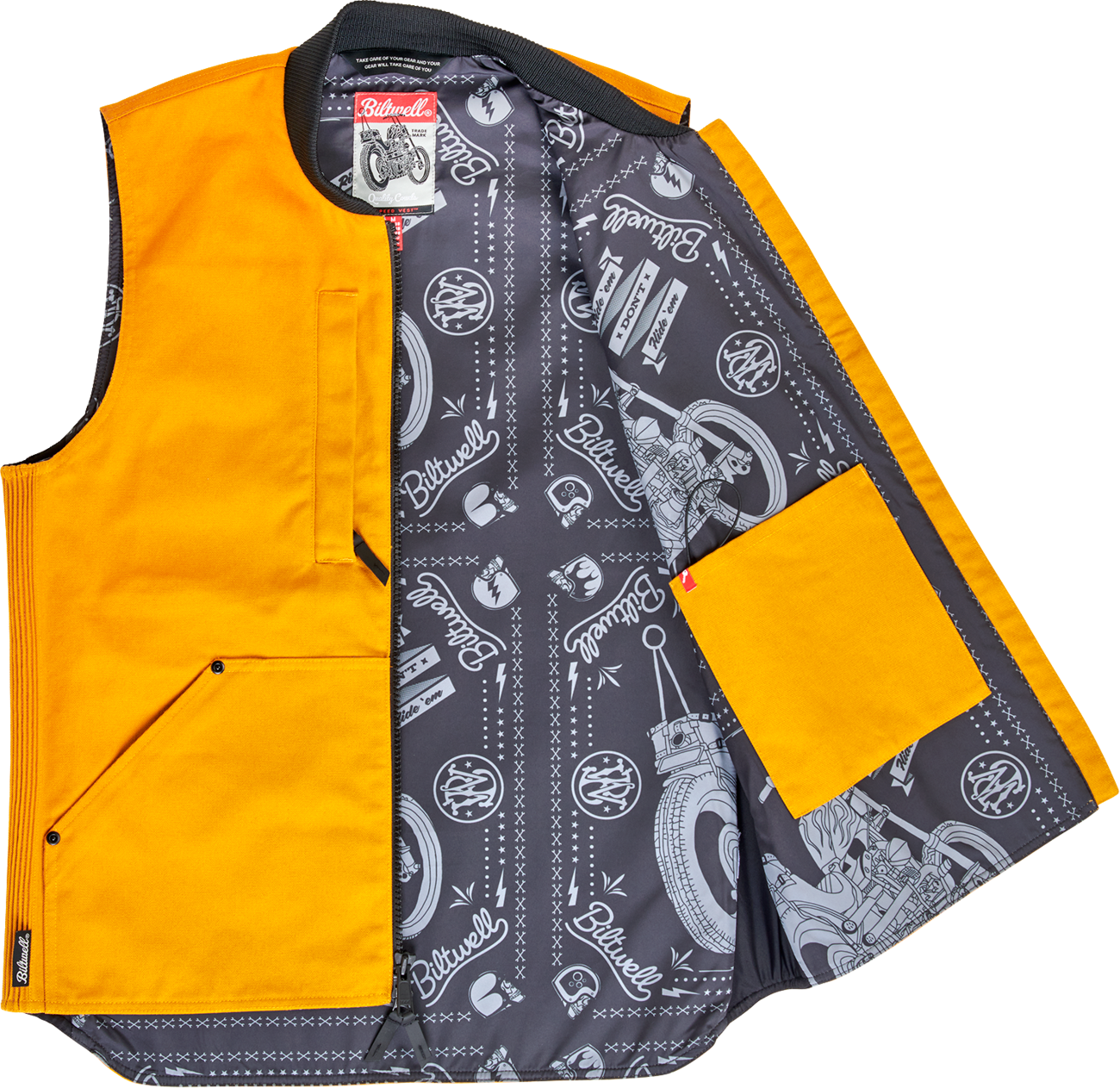 BILTWELL 4 Speed Vest - Gold / XL 2830-0771