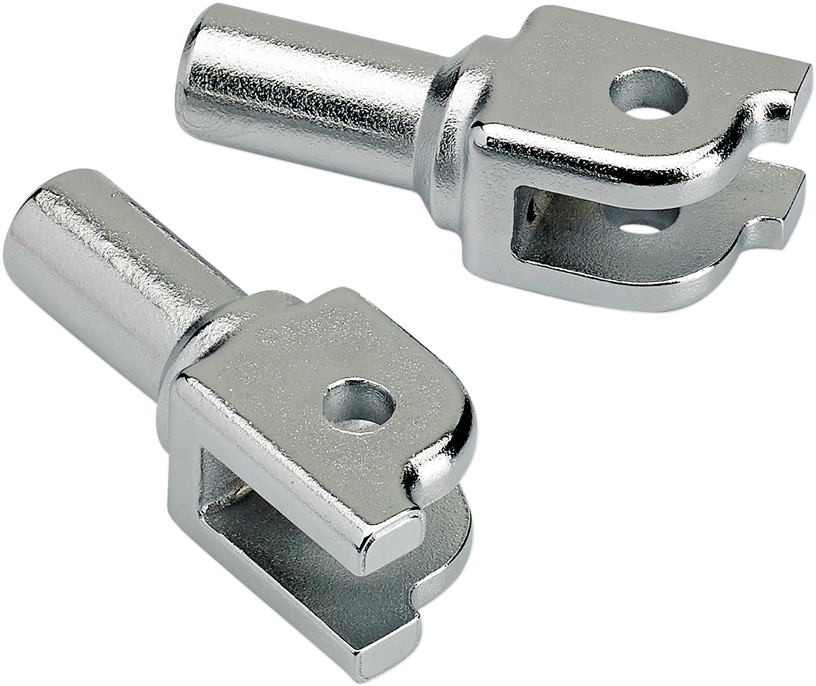 BILTWELL Foot Peg Mount - Chrome / Softail 1624-0342