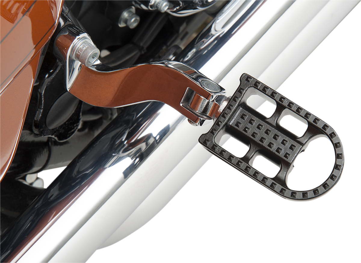 BILTWELL Mushman Foot Pegs - Standard / Black Electroplated 1620-1128